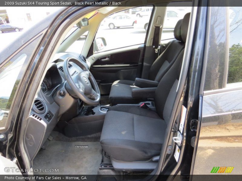 Black Pearl Metallic / Black 2009 Suzuki SX4 Touring Sport Sedan