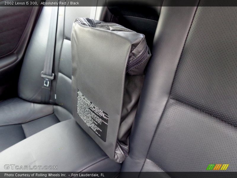 Absolutely Red / Black 2002 Lexus IS 300