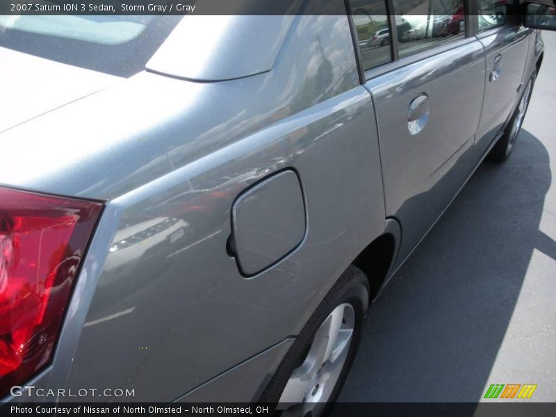 Storm Gray / Gray 2007 Saturn ION 3 Sedan