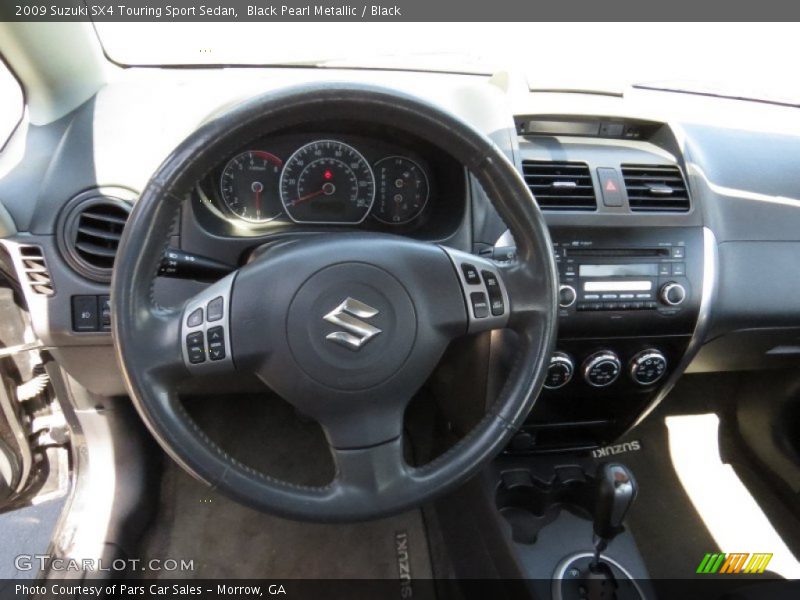 Black Pearl Metallic / Black 2009 Suzuki SX4 Touring Sport Sedan