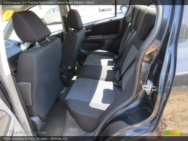 Black Pearl Metallic / Black 2009 Suzuki SX4 Touring Sport Sedan