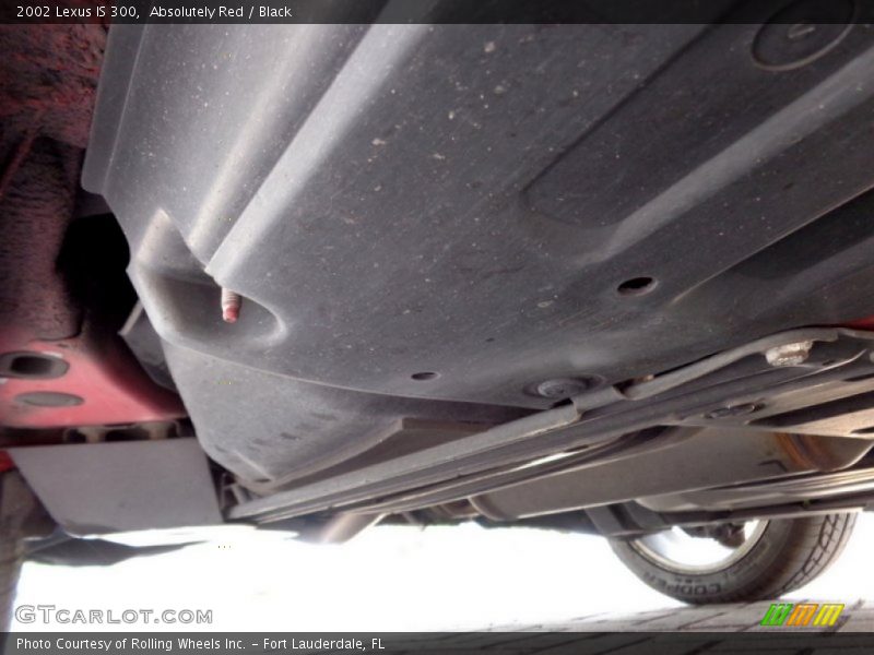 Undercarriage of 2002 IS 300