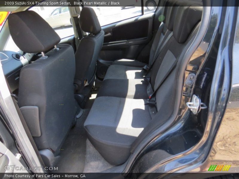 Black Pearl Metallic / Black 2009 Suzuki SX4 Touring Sport Sedan
