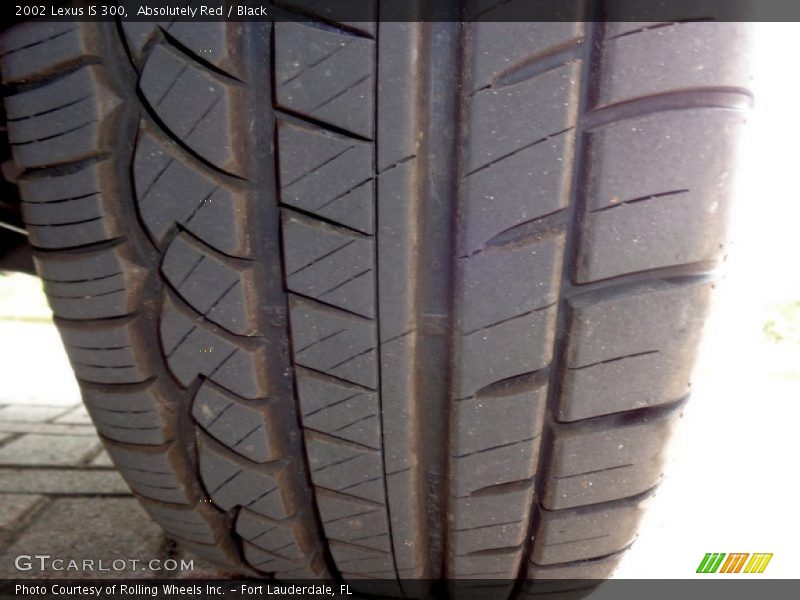 Absolutely Red / Black 2002 Lexus IS 300