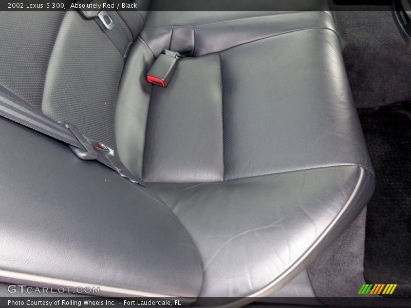 Absolutely Red / Black 2002 Lexus IS 300