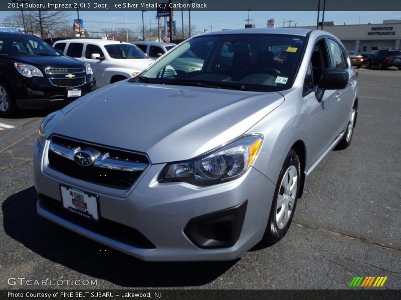 Ice Silver Metallic / Carbon Black 2014 Subaru Impreza 2.0i 5 Door
