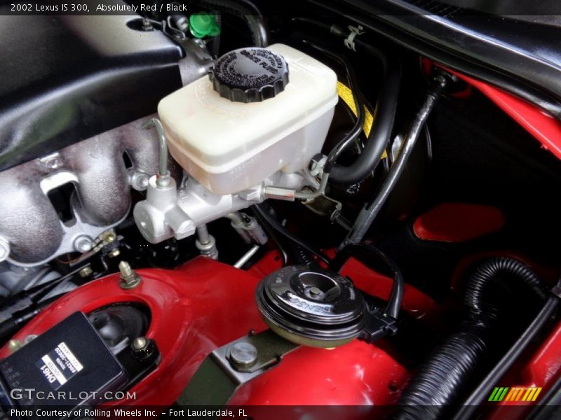 Absolutely Red / Black 2002 Lexus IS 300