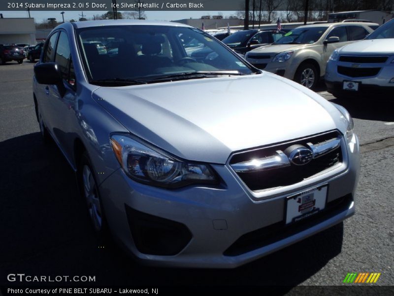 Ice Silver Metallic / Carbon Black 2014 Subaru Impreza 2.0i 5 Door