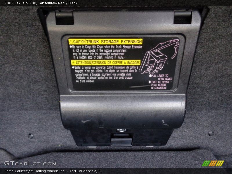 Absolutely Red / Black 2002 Lexus IS 300