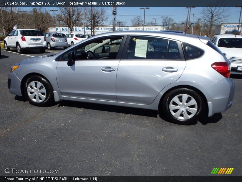 Ice Silver Metallic / Carbon Black 2014 Subaru Impreza 2.0i 5 Door