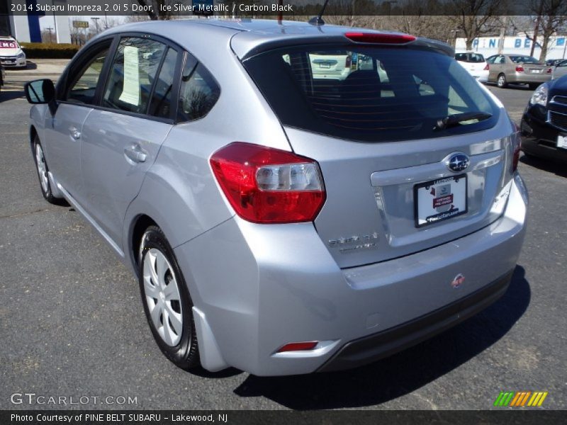 Ice Silver Metallic / Carbon Black 2014 Subaru Impreza 2.0i 5 Door