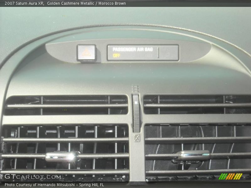 Golden Cashmere Metallic / Morocco Brown 2007 Saturn Aura XR