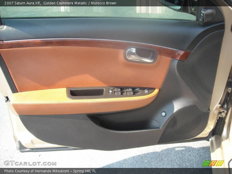 Golden Cashmere Metallic / Morocco Brown 2007 Saturn Aura XR