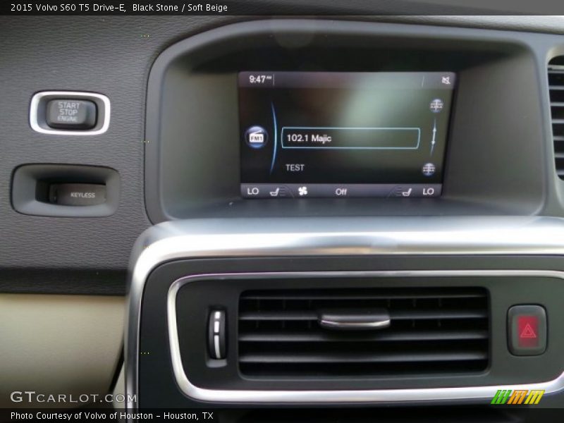 Black Stone / Soft Beige 2015 Volvo S60 T5 Drive-E