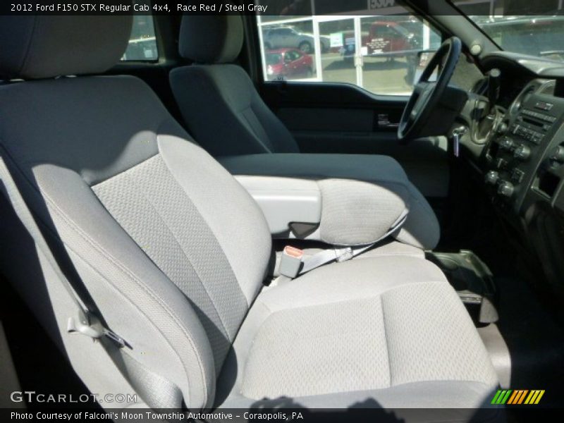 Race Red / Steel Gray 2012 Ford F150 STX Regular Cab 4x4