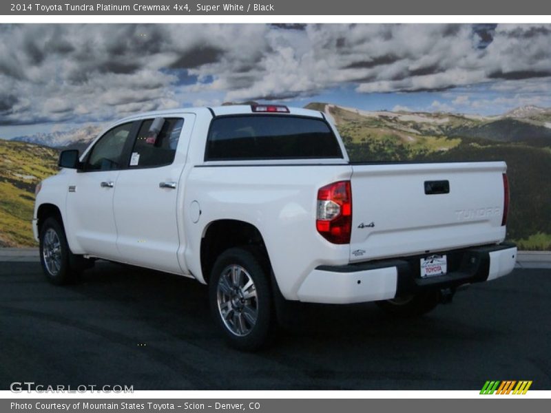 Super White / Black 2014 Toyota Tundra Platinum Crewmax 4x4