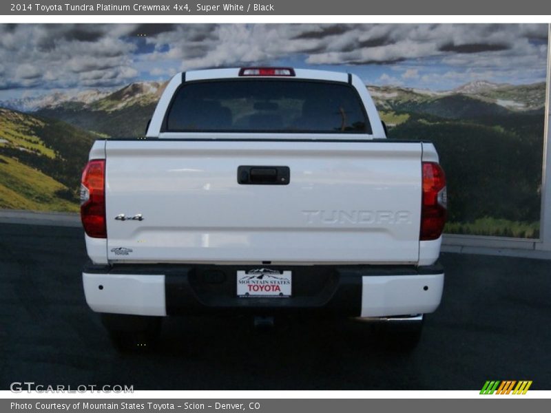 Super White / Black 2014 Toyota Tundra Platinum Crewmax 4x4