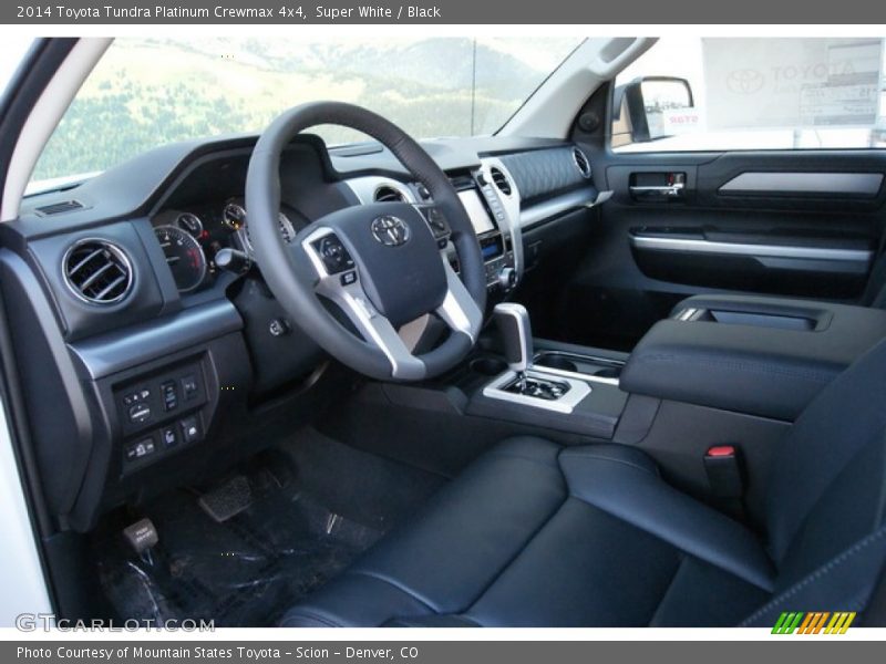 Super White / Black 2014 Toyota Tundra Platinum Crewmax 4x4