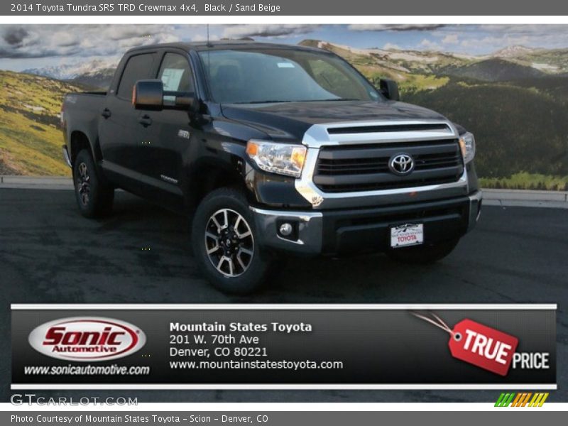 Black / Sand Beige 2014 Toyota Tundra SR5 TRD Crewmax 4x4