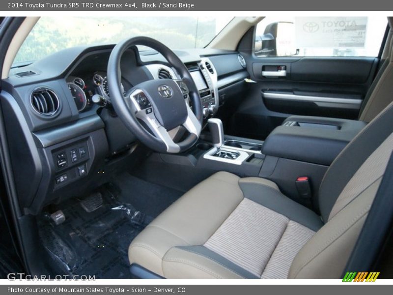 Black / Sand Beige 2014 Toyota Tundra SR5 TRD Crewmax 4x4