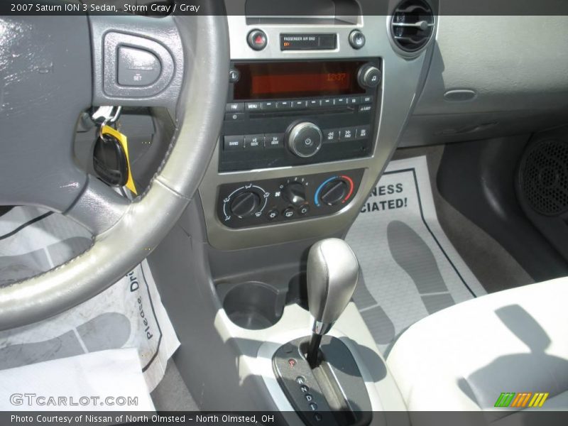 Storm Gray / Gray 2007 Saturn ION 3 Sedan