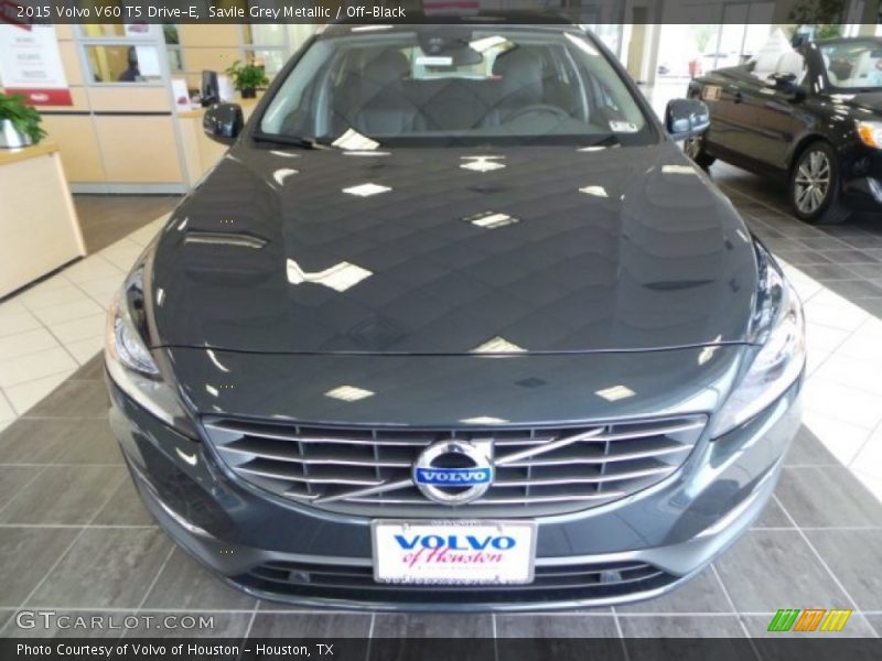 Savile Grey Metallic / Off-Black 2015 Volvo V60 T5 Drive-E