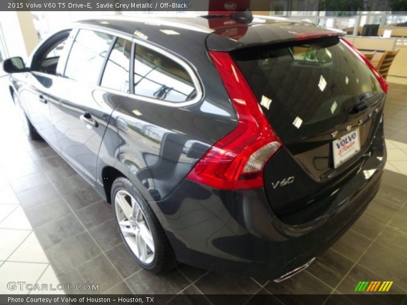 Savile Grey Metallic / Off-Black 2015 Volvo V60 T5 Drive-E