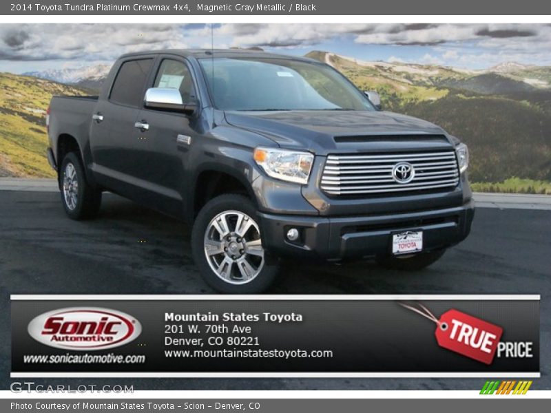 Magnetic Gray Metallic / Black 2014 Toyota Tundra Platinum Crewmax 4x4
