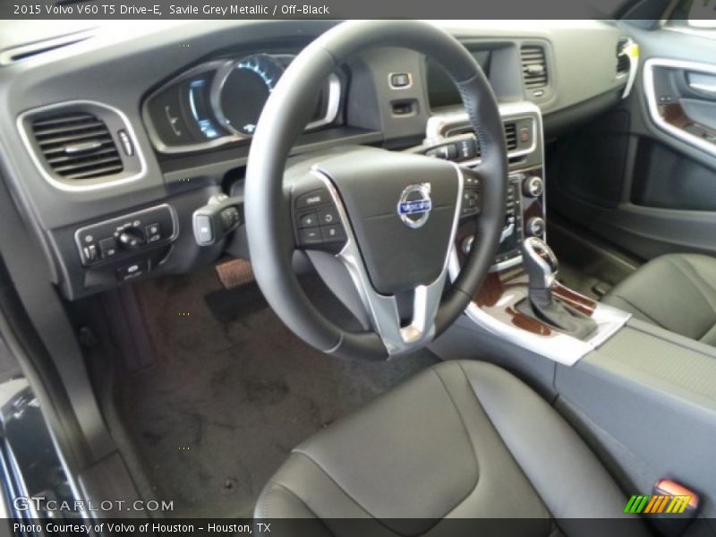 Savile Grey Metallic / Off-Black 2015 Volvo V60 T5 Drive-E