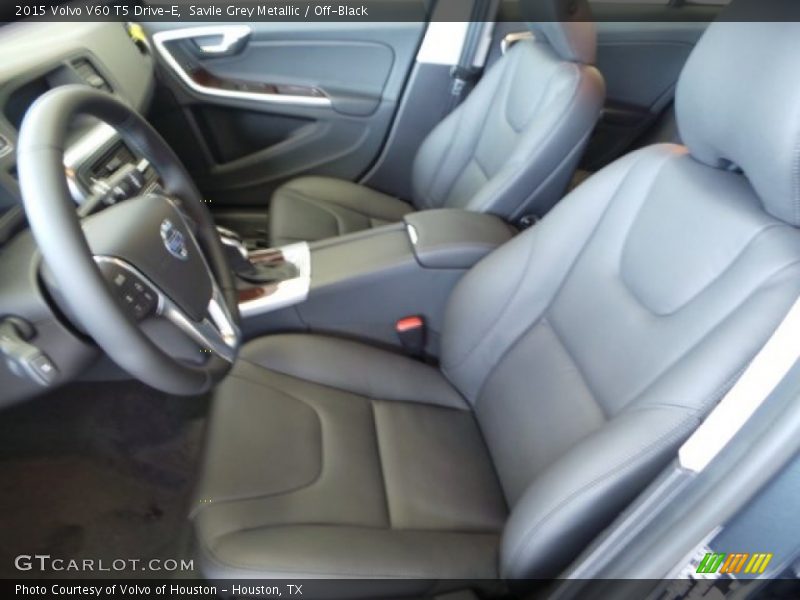 Savile Grey Metallic / Off-Black 2015 Volvo V60 T5 Drive-E