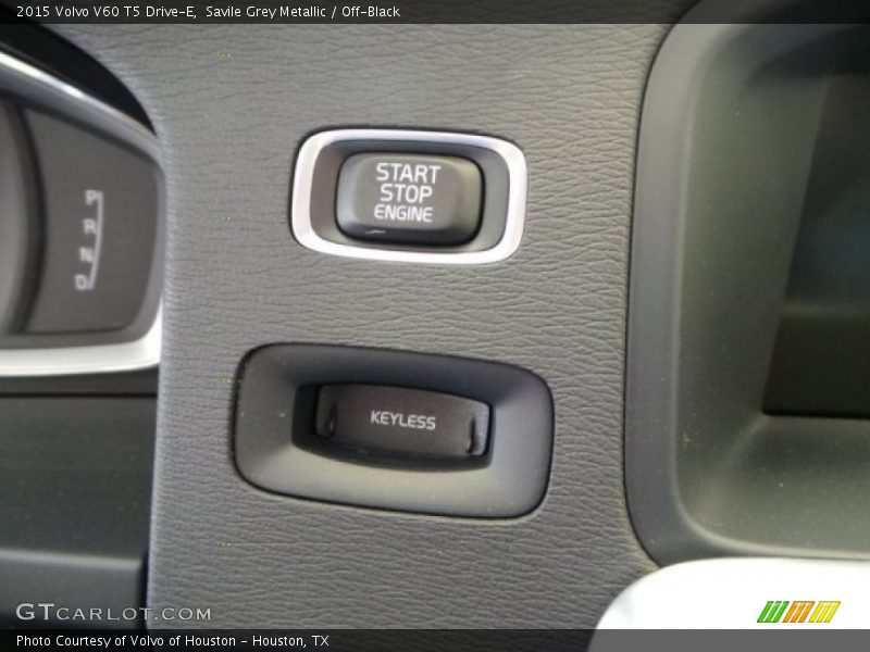 Savile Grey Metallic / Off-Black 2015 Volvo V60 T5 Drive-E