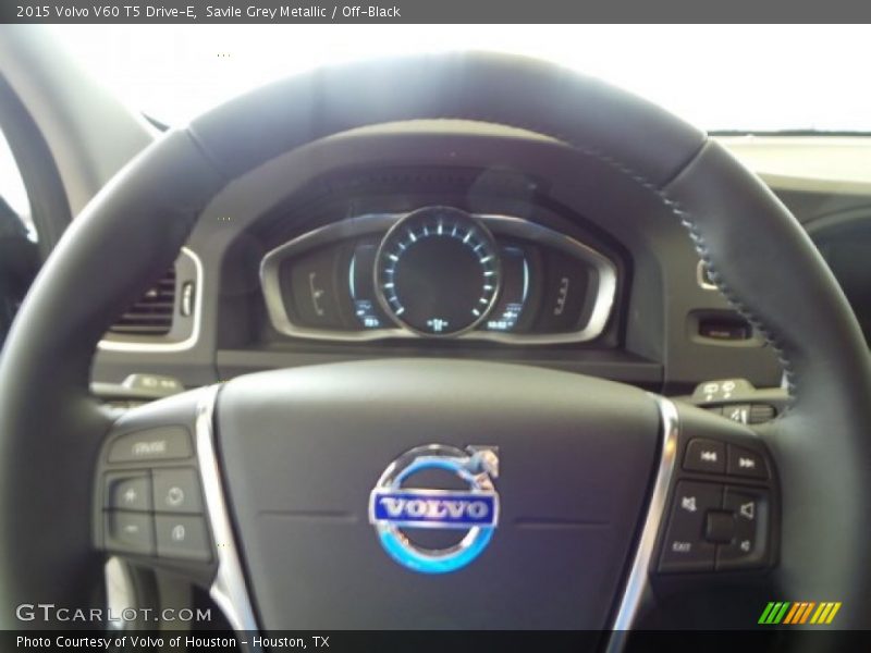 Savile Grey Metallic / Off-Black 2015 Volvo V60 T5 Drive-E