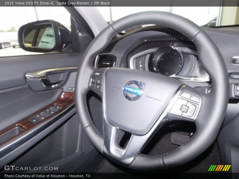 Savile Grey Metallic / Off-Black 2015 Volvo V60 T5 Drive-E