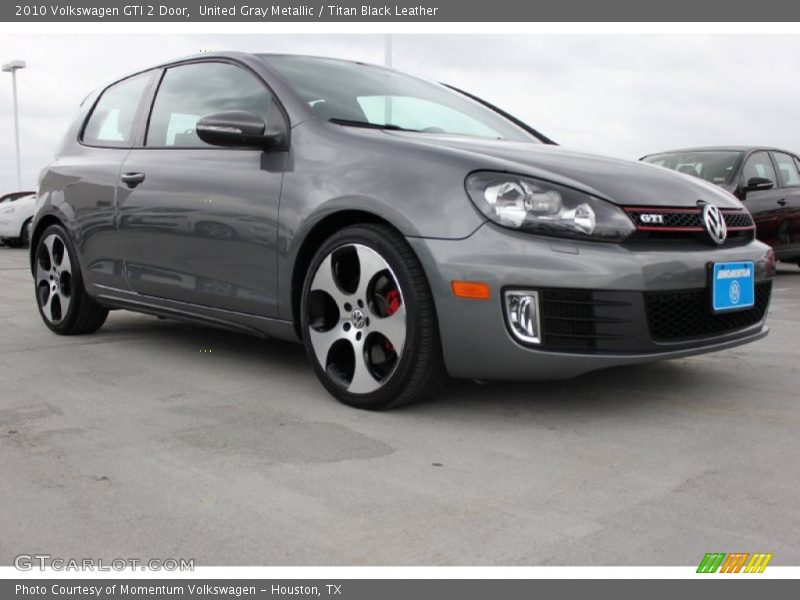 United Gray Metallic / Titan Black Leather 2010 Volkswagen GTI 2 Door