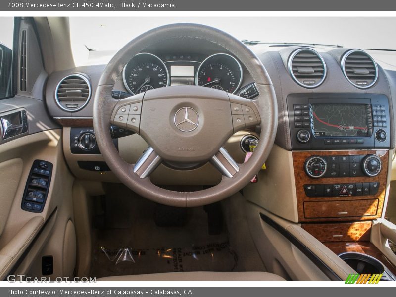 Black / Macadamia 2008 Mercedes-Benz GL 450 4Matic