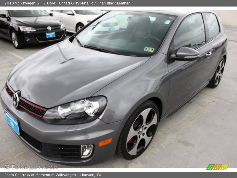 United Gray Metallic / Titan Black Leather 2010 Volkswagen GTI 2 Door