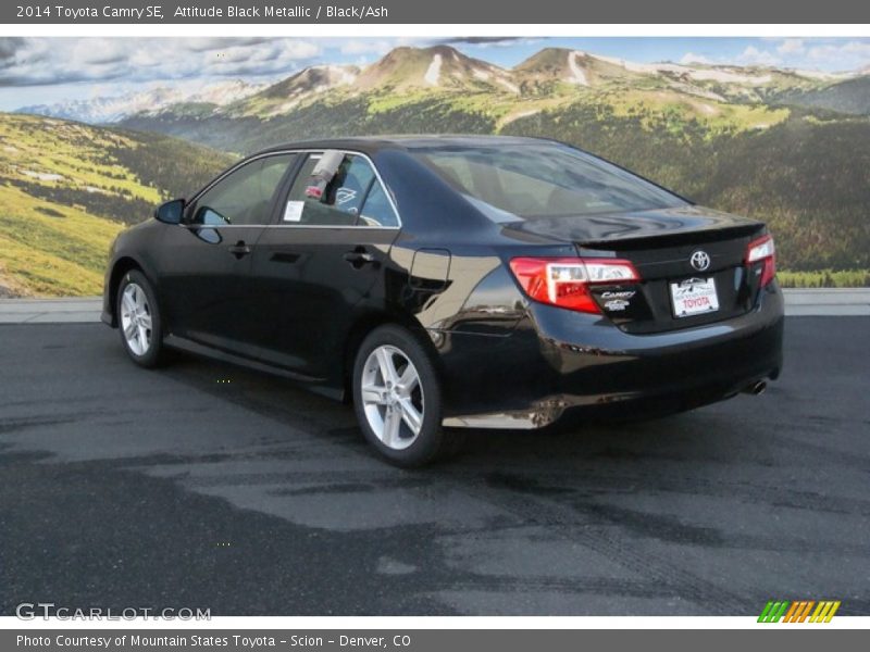 Attitude Black Metallic / Black/Ash 2014 Toyota Camry SE
