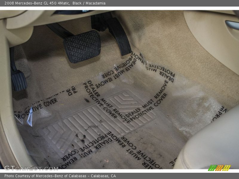 Black / Macadamia 2008 Mercedes-Benz GL 450 4Matic