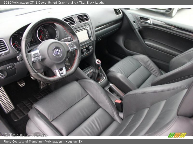 United Gray Metallic / Titan Black Leather 2010 Volkswagen GTI 2 Door