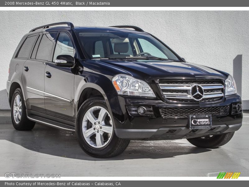 Black / Macadamia 2008 Mercedes-Benz GL 450 4Matic