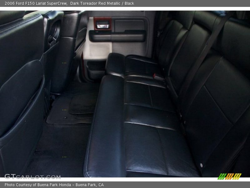 Dark Toreador Red Metallic / Black 2006 Ford F150 Lariat SuperCrew