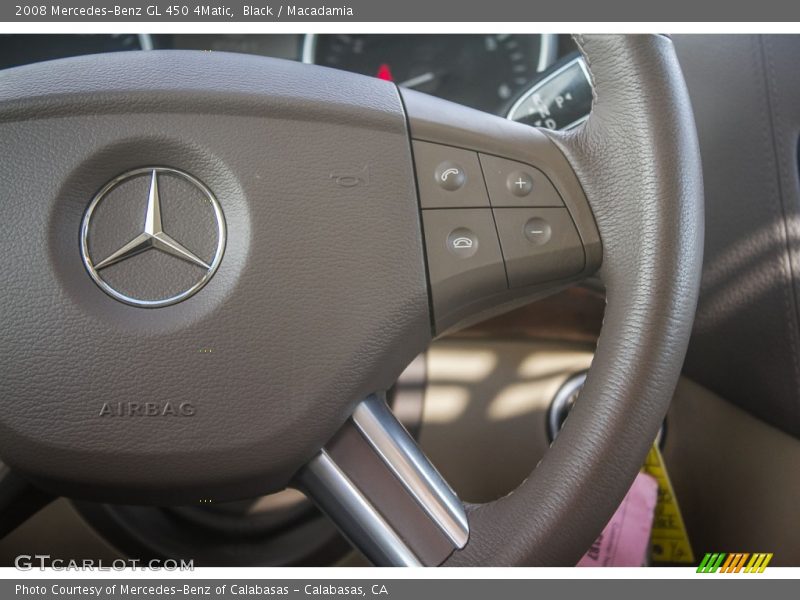 Black / Macadamia 2008 Mercedes-Benz GL 450 4Matic
