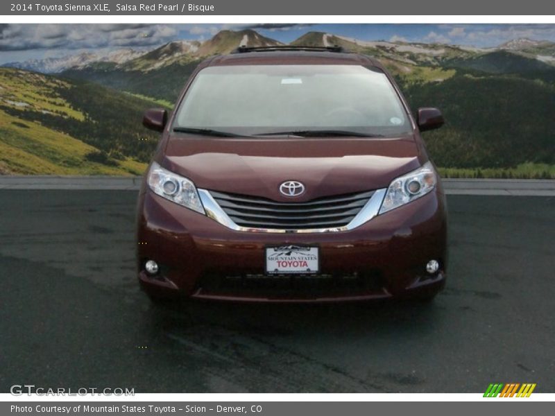 Salsa Red Pearl / Bisque 2014 Toyota Sienna XLE