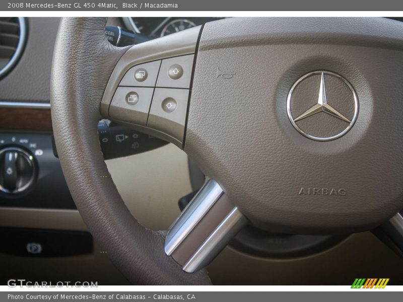 Black / Macadamia 2008 Mercedes-Benz GL 450 4Matic