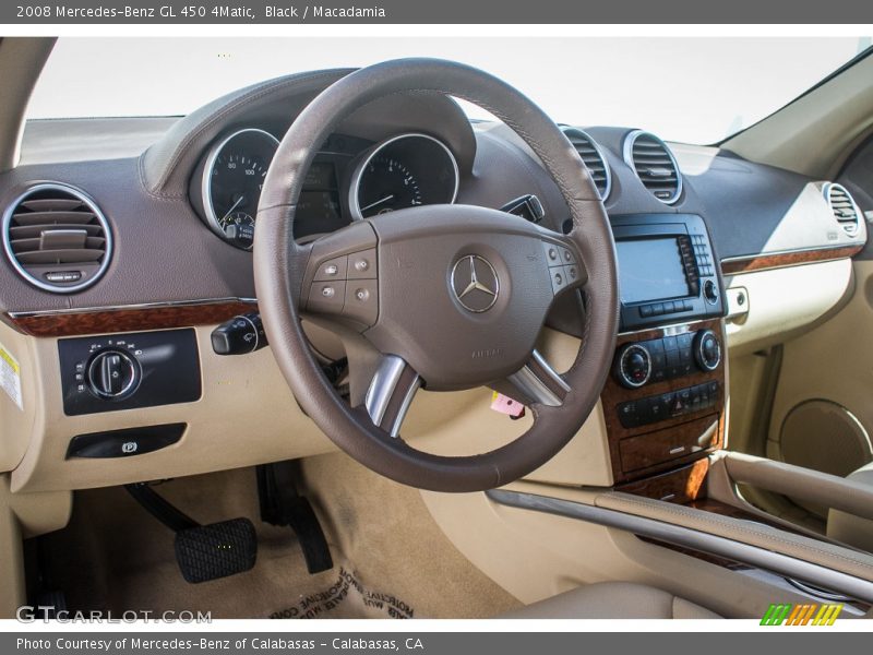 Black / Macadamia 2008 Mercedes-Benz GL 450 4Matic