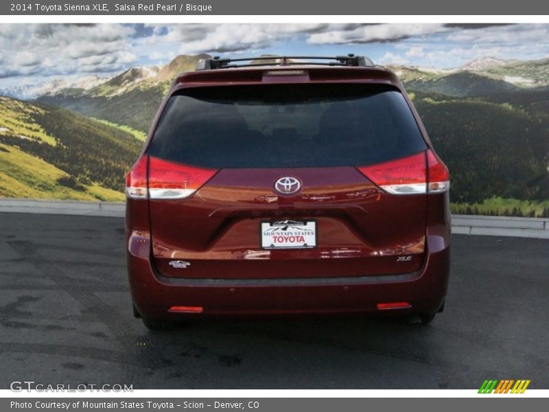 Salsa Red Pearl / Bisque 2014 Toyota Sienna XLE