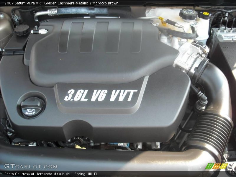 Golden Cashmere Metallic / Morocco Brown 2007 Saturn Aura XR