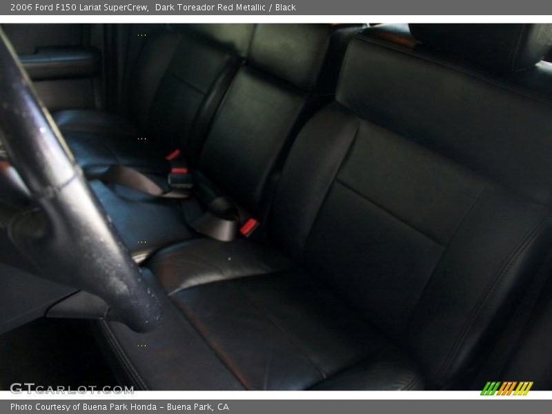 Dark Toreador Red Metallic / Black 2006 Ford F150 Lariat SuperCrew