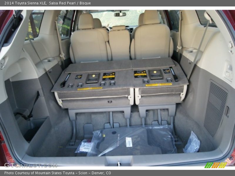 Salsa Red Pearl / Bisque 2014 Toyota Sienna XLE