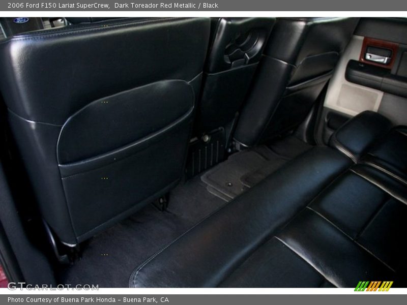 Dark Toreador Red Metallic / Black 2006 Ford F150 Lariat SuperCrew